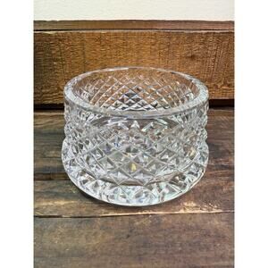 Waterford Alana Cut Crystal Bowl Irish Cut Glass 3 5/8" Open Sugar